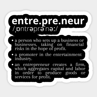 Entrepreneur Sticker